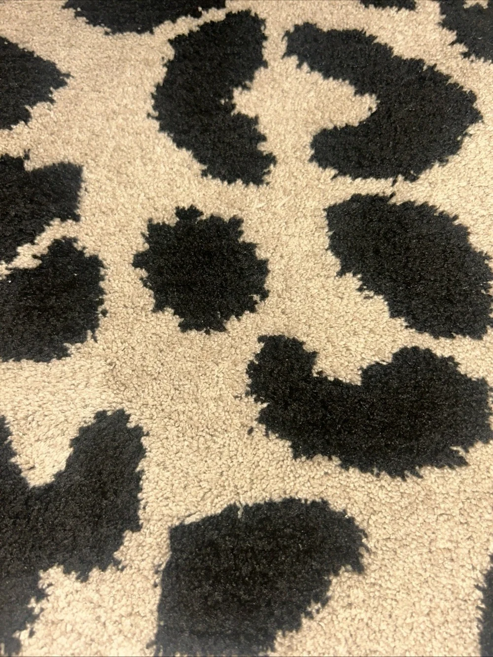 Rachel Zoe Leopard Bath Rug Designer Luxury Plush Mat - Non-slip Runner 24 x 60”